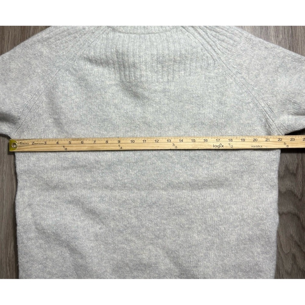 Kit And Ace Women's Chunky Cashmere Boyfriend Fit Long‎ Sweater Comfy Gray S/M - Picture 5 of 10
